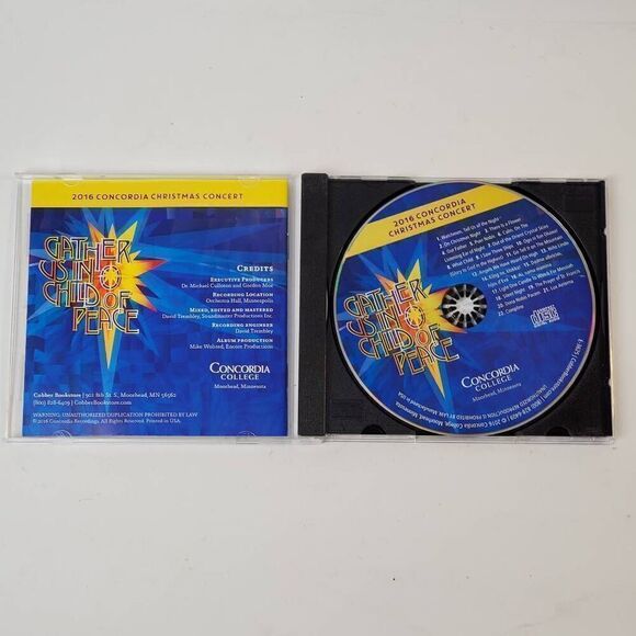 GATHER US IN CHILD OF PEACE 2016 CONCORDIA CHRISTMAS CONCERT [CD] - Picture 2 of 3